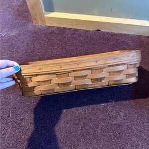 Vintage | Longaberger 1990 | Natural Brown Woven Basket